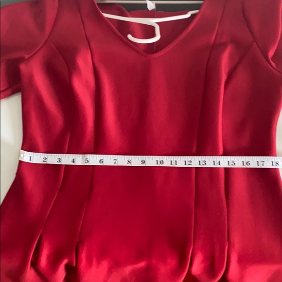 NWT 1x red plus size dress - Picture 8 of 8